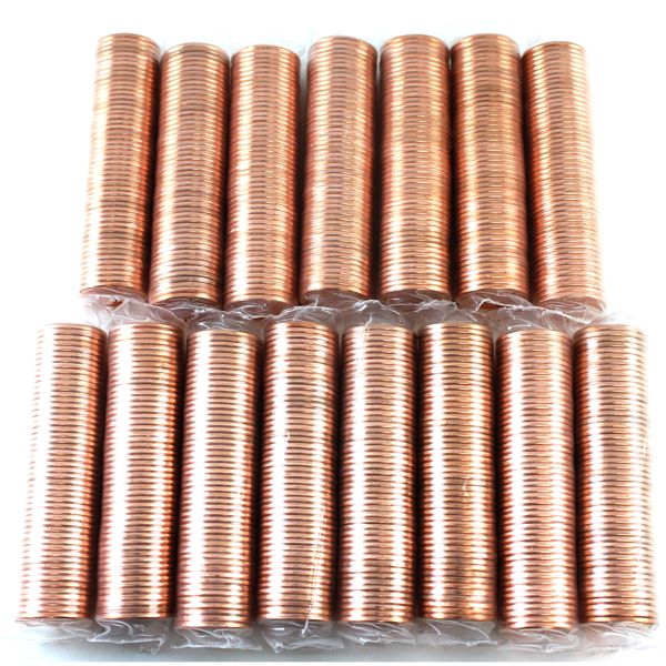 *15x 1-cent 2011 Magnetic Original Rolls of 50pcs. 15 Rolls