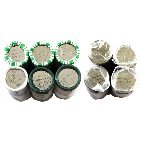 *10-cent 2007-2022 Original Rolls of 40pcs. 10 Rolls