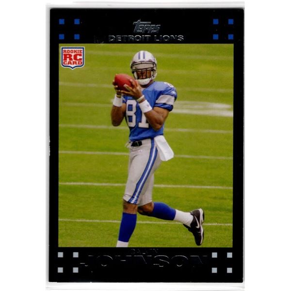 Lot of 2 Calvin Johnson 2007 Topps Rookie Card #320