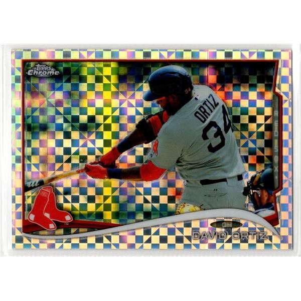 David Ortiz 2014 Topps Chrome Xfractor #201