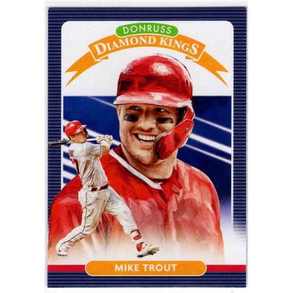 Mike Trout 2020 Panini Donruss Diamond Kings #9