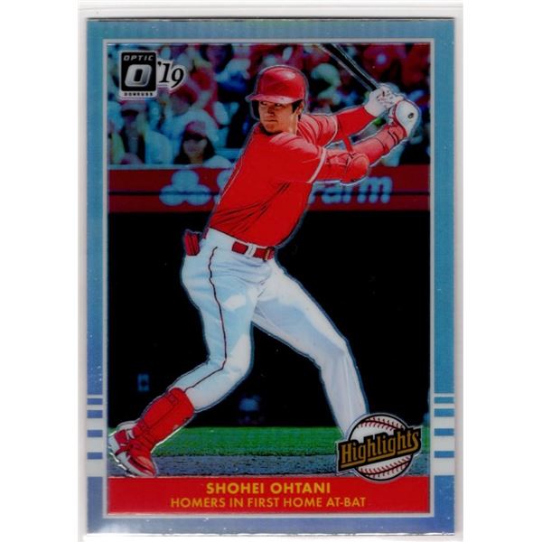 Shohei Ohtani 2019 Panini Donruss Optic Highlights Holo Prizm #H1