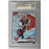 Image 1 : 2021 Panini Mosaic No Huddle Silver Mosaic Joe Burrow Card #226 Beckett Grade 9.5