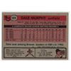 Image 2 : Dale Murphy 1981 Topps Card number 504