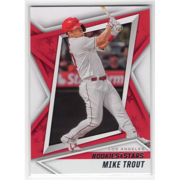 Mike Trout 2022 Panini Chronicles Rookies & Stars Card number 16