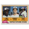 Image 1 : Tim Raines Rookie Card 1981 Topps Card number 479