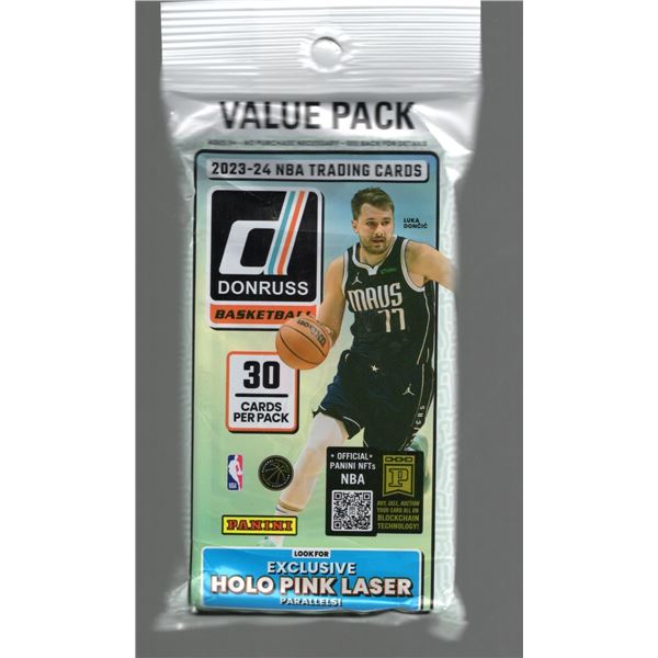2023-2024 Donruss Basketball Value Pack - 30 Cards! Victor Wembanyama!! Exclusive Pink Parallels!!
