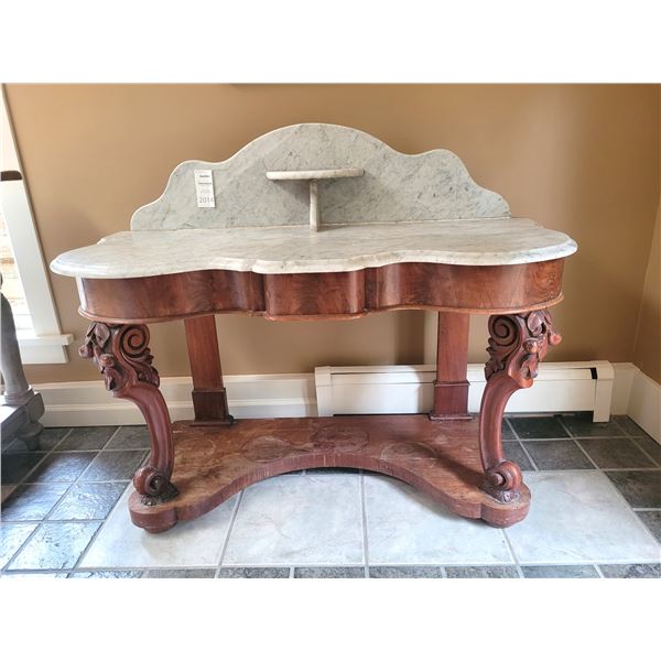 Marble, Wood Table C