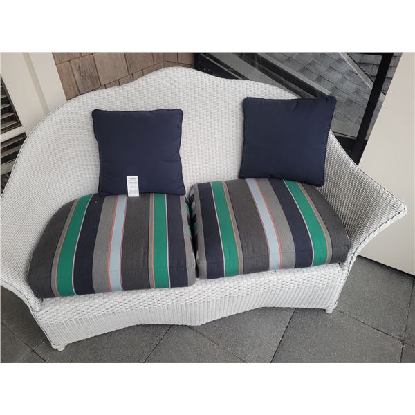 Wicker Type Loveseat Cat C