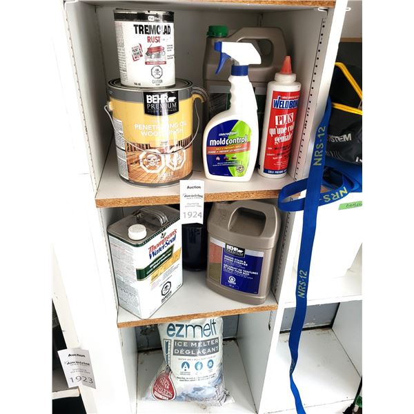 Paint, Stain, Water Sealant A