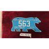 Image 1 : 1970 Centennial North West Territories License Plates