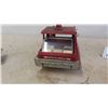 Image 3 : 2 Structo Metal Trucks ; Dump Truck 6" x 6" x 13" & Firetruck 5" x 6" x 13" 