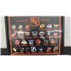 Image 2 : 1996 (26) Team NHL Pin Set Includes Phoenix Coyotes + Colorado Avalanches 9" x 10.5" 