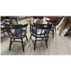 Image 8 : 7 Matching Wooden Kitchen Chairs