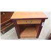 Image 2 : 2 Night Tables/ End Tables with Drawer  18" x 22" x 24" 