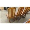 Image 8 : 4 Matching Cane Back Dining Room Chairs 