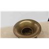 Image 2 : Red Skin Chewing Tobacco Brass Spittoon 10" tall 9" Across Top