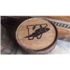 Image 2 : 45 Gal Whiskey Barrel with Blue Bombers Emblem 