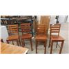 Image 8 : Highboy Table 36" x 35" x 54" plus (1) 18" Leaf & 8 Chairs