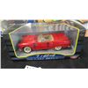 Image 2 : 1956 T-Bird Die Cast Chevy Camaro Z28 Clock & Quaker State Racing Sign 11" x 16" 