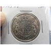 Image 2 : Canada 1945 N.D & 1945 W.D half Dollars . 800 Silver A.U 50