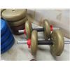 Image 6 : Weights ; Total 170 lbs & 4 Dumbbell Bars 
