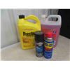 Image 2 : Auto Fluids ; Antifreeze, Windshield Washer Fluid, WD40, Carb Cleaner, Tire Care,