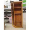 Image 2 : Wooden CD/Shelf Unit 32.5" & 2 Shelves with Wall Mount 5.25" x 36" 