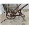 Image 2 : Wooden 6' Step Ladder & Vintage Tiller with Steel Wheels