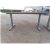 Image 3 : 2 Adjustable 32" x 55" Metal Work Station Tables