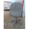 Image 2 : 1 Aqua Tweed Fabric Swivel Office Chair - High Back