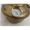 Image 8 : Vintage Red Dot Potato Chip Tin, Keen's Mustard + Brass Kerosene Lantern - No Glass