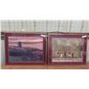 Image 1 : 2 Framed Pictures 24" x 30" 