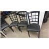 Image 2 : 8 Black Metal Dining Room Chairs