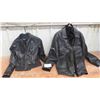 Image 1 : 2 Ladies Leather Jackets ; Danier Sz Med + Motogear Sz LG with Broken Zipper