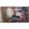 Image 2 : Large Framed Piano Print 28" x 34" 