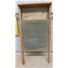 Image 2 : Vintage Wash Board with Metal Insert + 2 Wrought Iron 29" Wall Décor