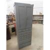 Image 1 : Century Primitive Hand Made What Not Cabinet 13" x 27" w x 75" - Parts Made From 