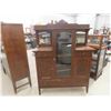 Image 1 : Oak Buffet China Cabinet Combo 17" x 53" x 68" 