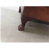 Image 9 : Store Oak Display Counter with Claw Feet + Counter Top Display Case Fastened To It - 