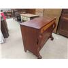 Image 2 : Butternut Server with Bird's Eye Maple Drawer 1790-1840 Era 20.5" x 37" x 48" 