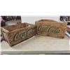 Image 3 : 2 Coca-Cola Crates - Largest 10.25" x 12" x 19.5"