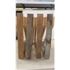 Image 3 : 4 Heavy Duty Wooden Shelf Brackets 21" x 21" 