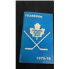 Image 2 : Toronto Maple Leafs 1975/76 Yearbook