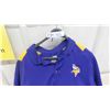 Image 2 : Minnesota Vikings Golf Shirt Sz 2XL