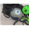 Image 2 : 8lb Fitness Ball with Other Exercise Equipment Items