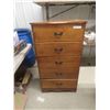 Image 1 : 5 Drawer Wooden Dresser 16" x 25" x 46" 