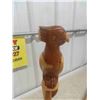 Image 3 : Wood Carved Parrot 22" tall + Crib Board