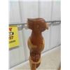 Image 3 : Wood Carved Parrot 22" tall + Crib Board