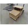 Image 2 : Semi Truck Toy Box- Wooden 17" x 18" x 40"